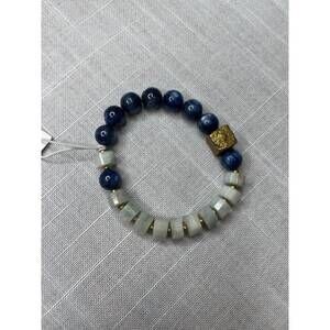 NEW MICKEY LYNN kyanite stretch bracelet in multi
